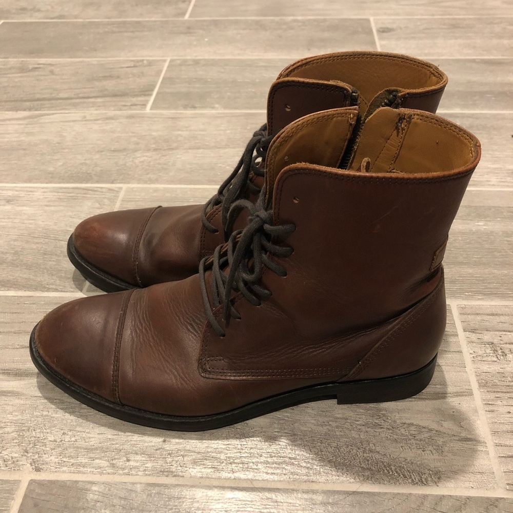 Zara Leather boots